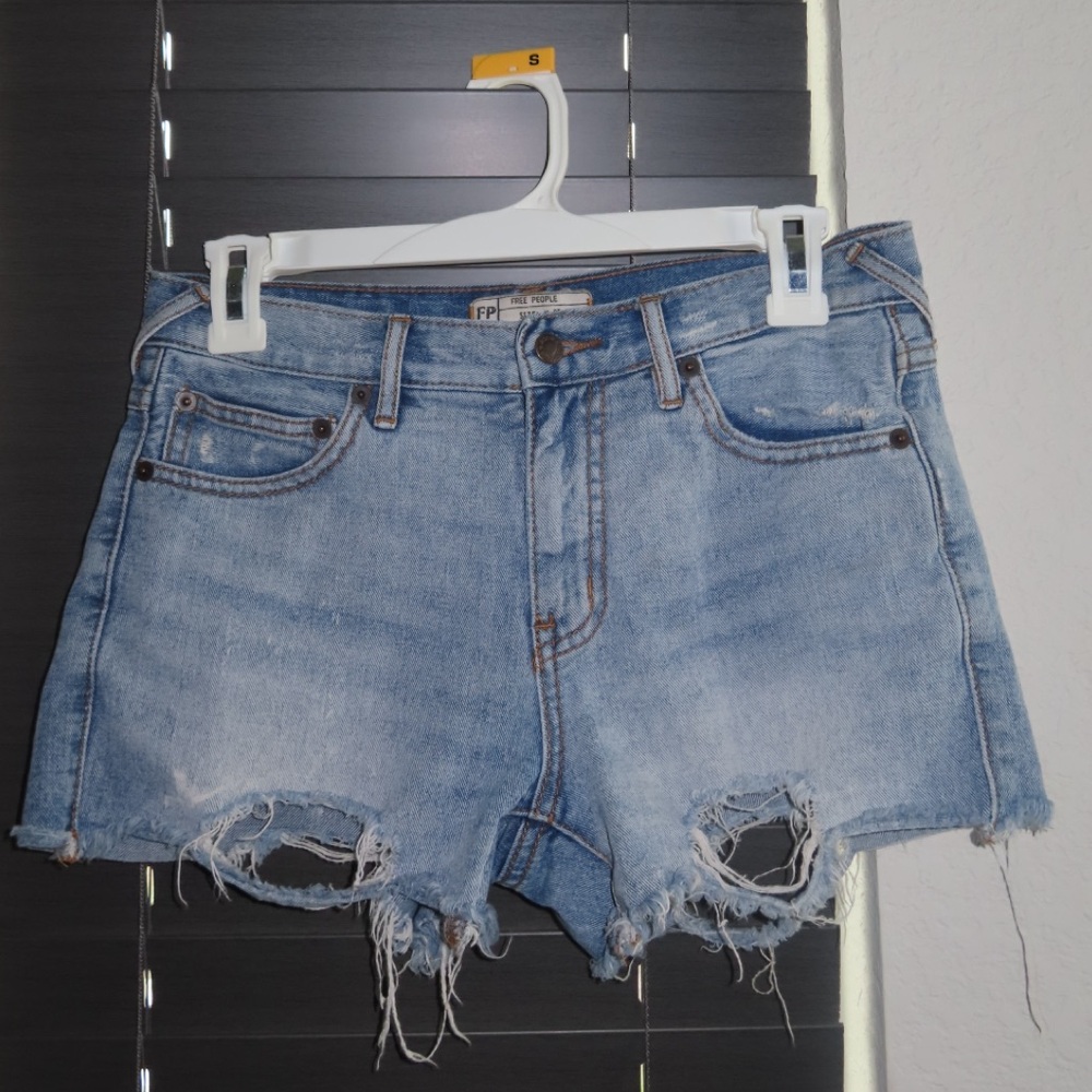 Free People Denim Shorts